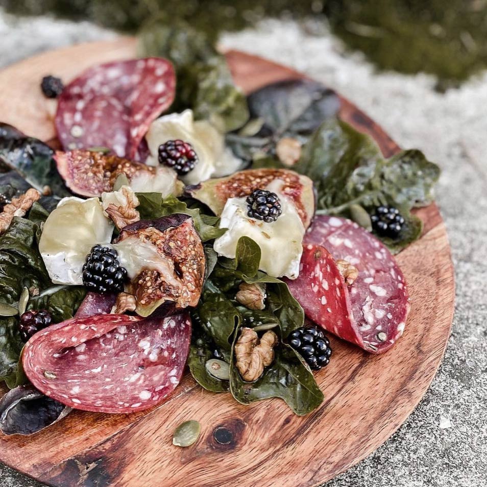 venison salami salad