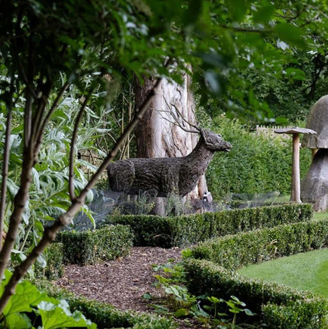 woodland sculpture from Tessa Hayward featuring a deer